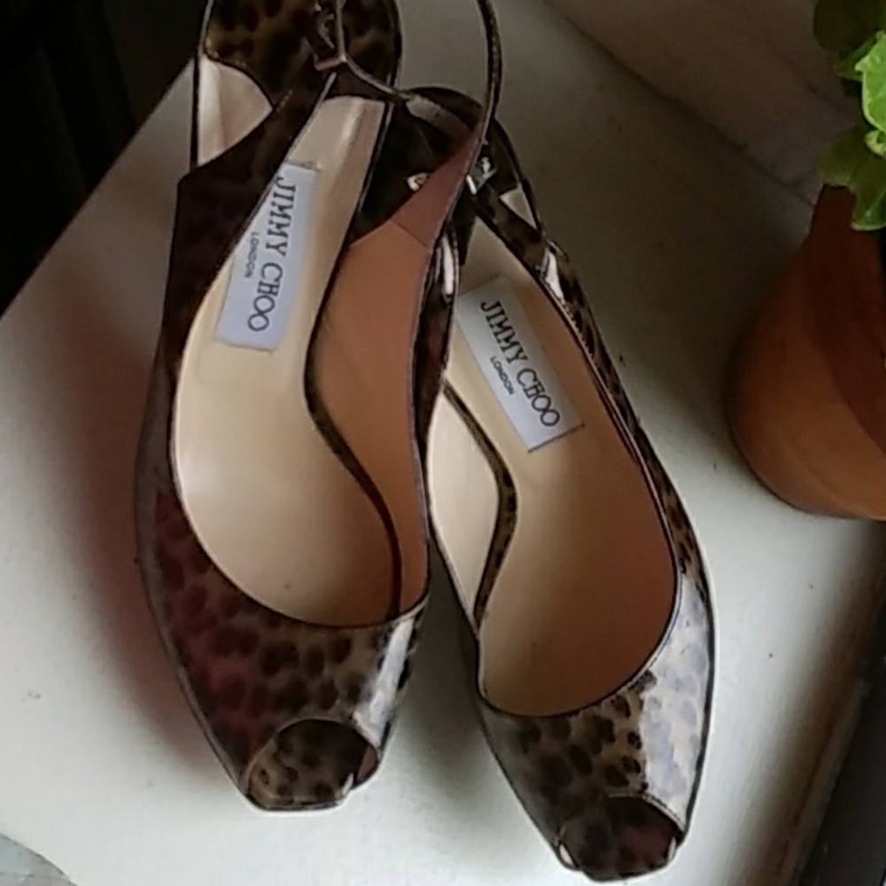 Jimmy Choo PeepToe Slingback
